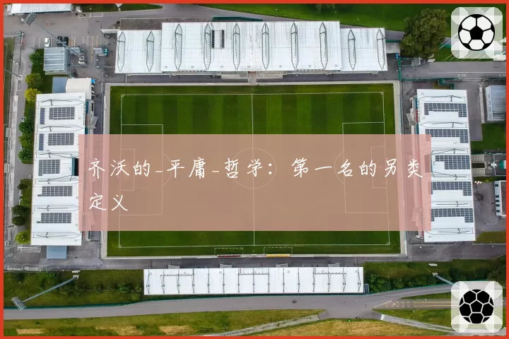 齐沃的_平庸_哲学：第一名的另类定义